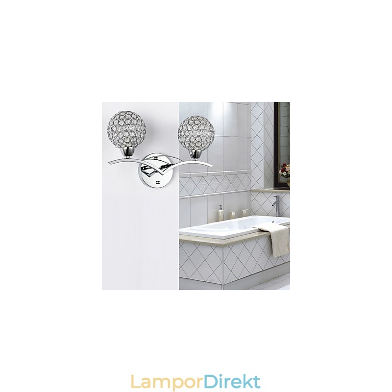 Vägglampor Läsvägglampor Crystal Mini Style Modern Contemporary Metal