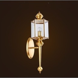 Trädgårdslampa Hel Kopparlampa Utomhuslampa Vattentät Lampa B