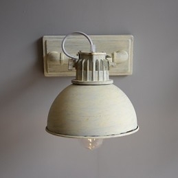 Helt Ny Nostalgisk Vintage Järn Loftgång Vägglampa För Balkong Norra Europa Smidesjärn Vägglampa