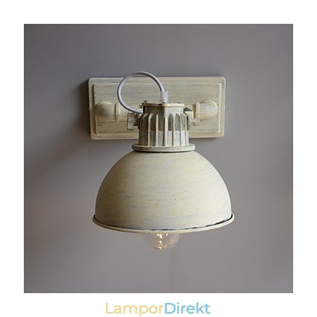 Helt Ny Nostalgisk Vintage Järn Loftgång Vägglampa För Balkong Norra Europa Smidesjärn Vägglampa
