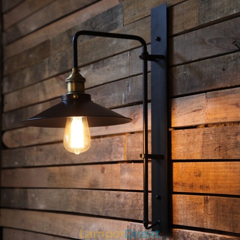 Ny Loft Retro Diy Industrial Vintage Vägglampa Wall Sconce Fixture