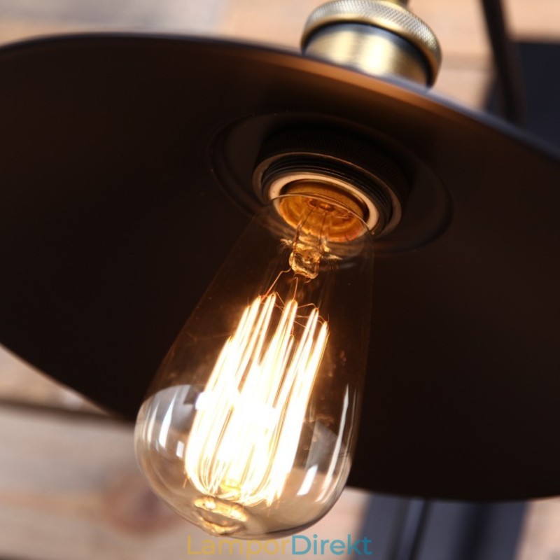 Ny Loft Retro Diy Industrial Vintage Vägglampa Wall Sconce Fixture