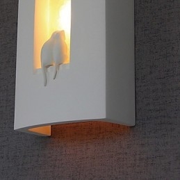 Vit Modern Brief Mode Vägglampa Säng Vägglampa Spegel Ljus Sovrum Vägglampa