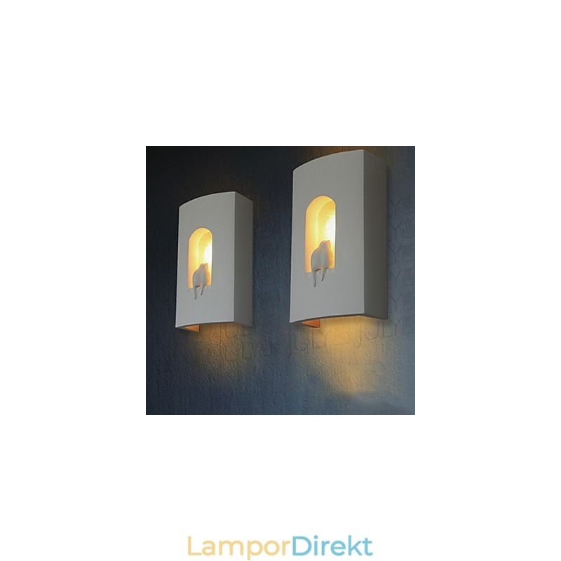 Vit Modern Brief Mode Vägglampa Säng Vägglampa Spegel Ljus Sovrum Vägglampa
