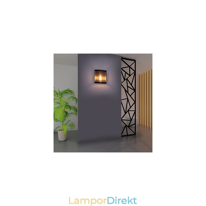 Vintage Stil Enkelhet Stål Trådnät Och Metall Vägglampa Vardagsrum Hall Vindsgarage Källare Vägglampa