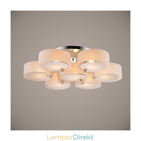 Flush Mount Modern Contemporary 7 Lights Ceiling Light Metal