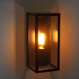 Retro Järn Sängbord Vägglampa Village Pastoral Vardagsrum Vägglampor Matsal Vägglampa