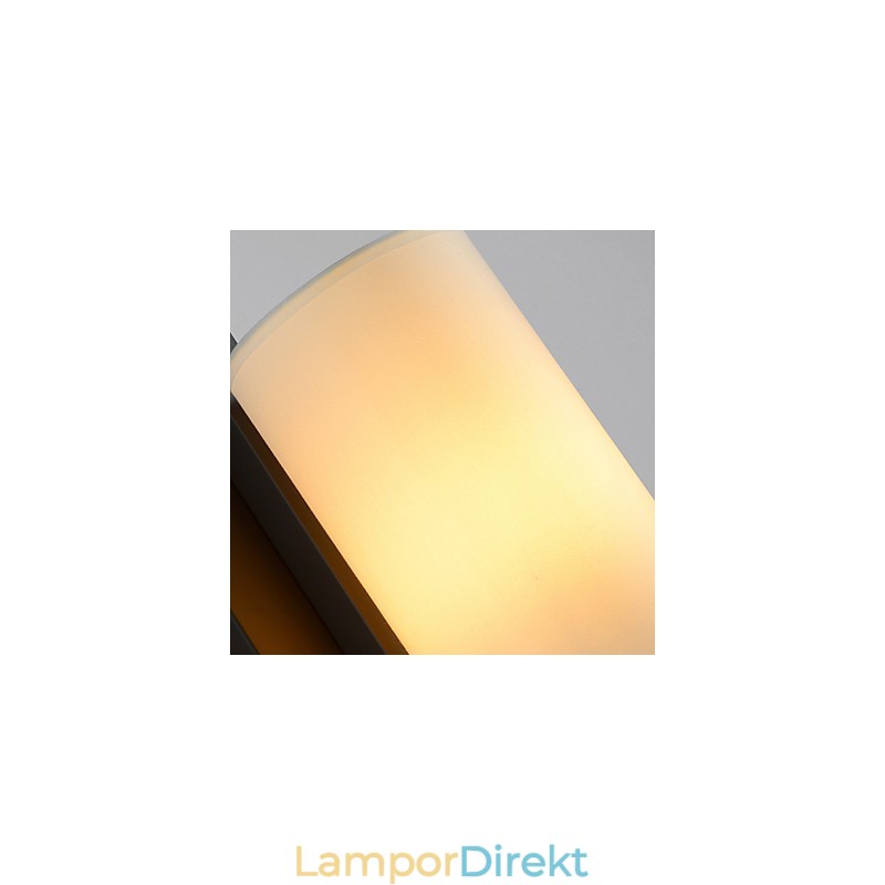Modern Amerikansk Stil Antik Lampa Vardagsrum Sovrum Hotellrum Vit Tyg Vägglampa