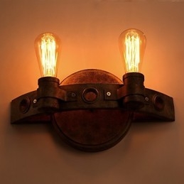 American Creative Restoring Ancient Ways Smidesjärn Full Moon Machetes Vägglampa Lights