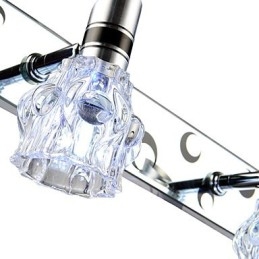 Ny Anlände Tvätta Väggbelysning Enfärgad Vit Lampa För Spegel Fram Hårdvara Metallplatta Badrum Vägglampa