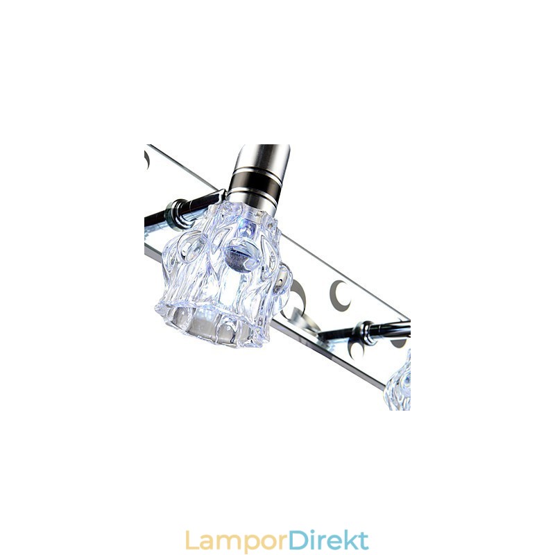 Ny Anlände Tvätta Väggbelysning Enfärgad Vit Lampa För Spegel Fram Hårdvara Metallplatta Badrum Vägglampa