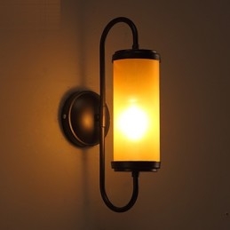 Kontrakterad Och Samtida Amerikansk Land Som Återställer Gamla Sätt Ljusstake Vägglampa Lights