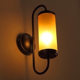Kontrakterad Och Samtida Amerikansk Land Som Återställer Gamla Sätt Ljusstake Vägglampa Lights