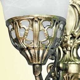 Europeiska Vägglampor Metall Material Plätering Brons Belysning Med Säng Vardagsrum Front Spegel Balkong Lampa