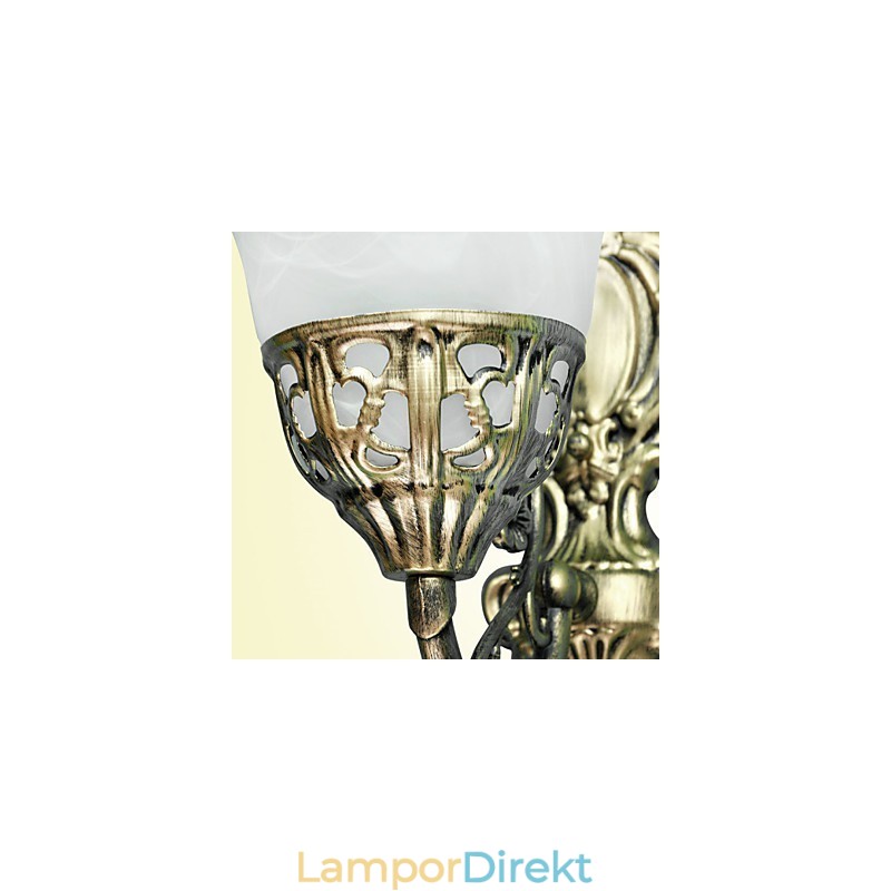 Europeiska Vägglampor Metall Material Plätering Brons Belysning Med Säng Vardagsrum Front Spegel Balkong Lampa