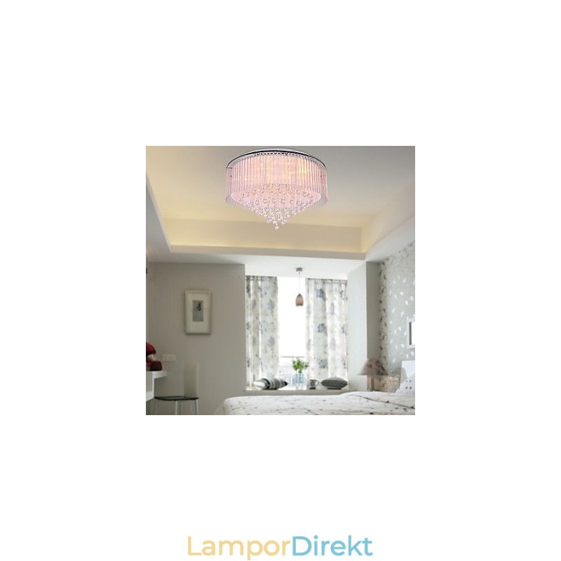 Modern Och Modern Kristallelektropläterad Infälld Montering