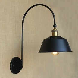 American Country Loft Industrimaskiner Lättvind Retro Villa Nostalgisk Matsal Järn Dekorativ Vägglampa