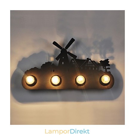 4 Lights American Village Pastoral Loft Style Sovrum Gang Järn Retro Vägglampor 4 Lights American Village Pastoral Loft Style Sovrum Gang Järn Retro Vägglampor