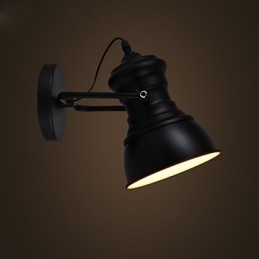 Art Deco Vägglampor Lampa Industriell Iron Signboard Loft Vägglampa