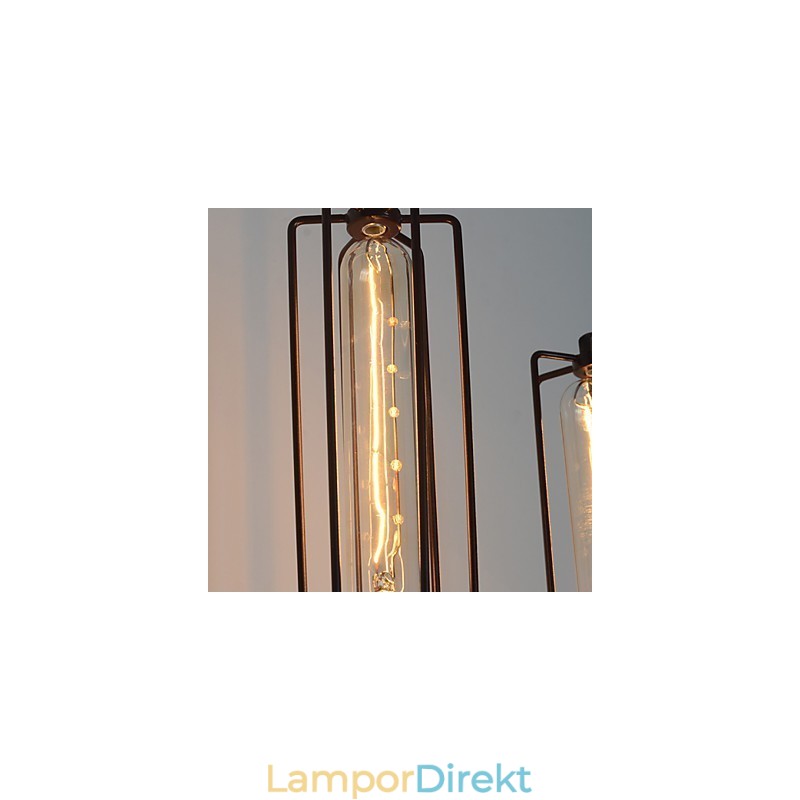 Loft American Country Retro Iron Vägglampa Art Industry Lights