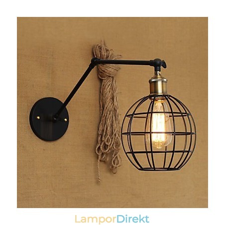 Vägglampor Swing Lights Läsvägglampor Mini Style Rustik Lodge Metal Vägglampor Swing Lights Läsvägglampor Mini Style Rustik Lodge Metal