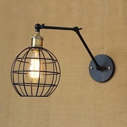 Vägglampor Swing Lights Läsvägglampor Mini Style Rustik Lodge Metal