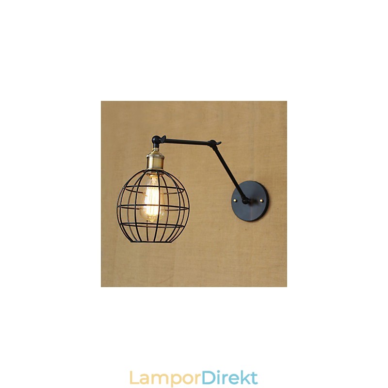 Vägglampor Swing Lights Läsvägglampor Mini Style Rustik Lodge Metal