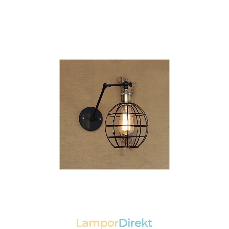 Vägglampor Swing Lights Läsvägglampor Mini Style Rustik Lodge Metal