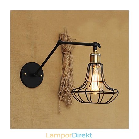 Vägglampor Swing Lights Läsvägglampor Mini Style Rustik Lodge Metal Vägglampor Swing Lights Läsvägglampor Mini Style Rustik Lodge Metal
