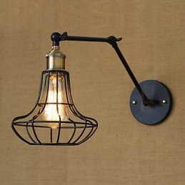 Vägglampor Swing Lights Läsvägglampor Mini Style Rustik Lodge Metal