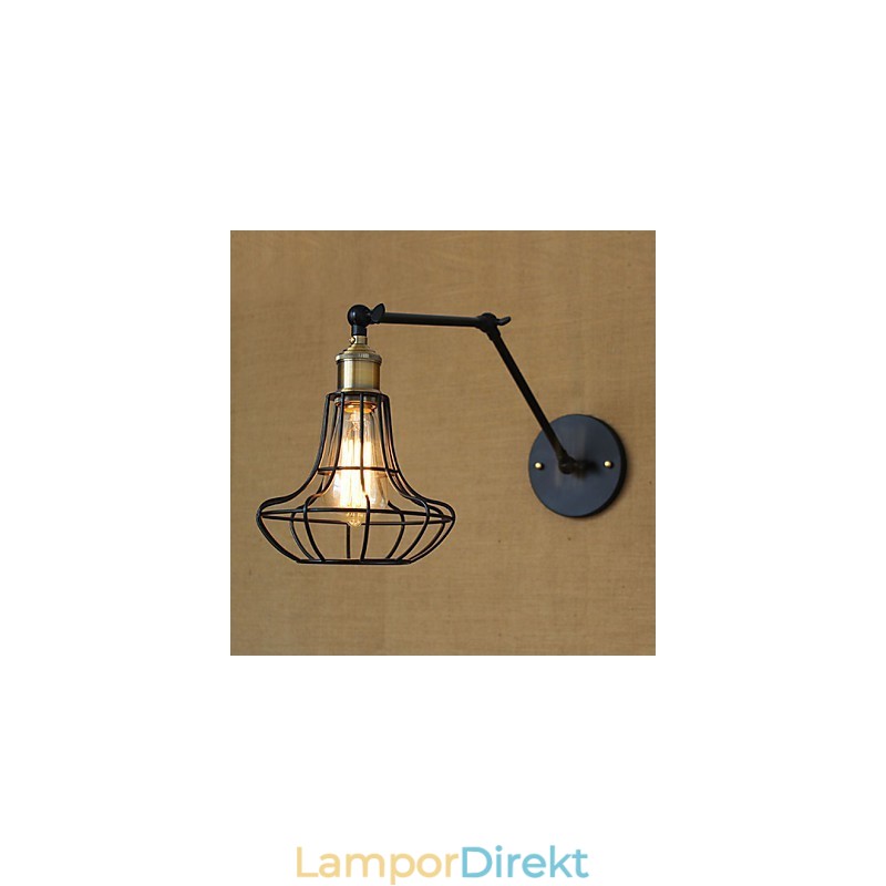 Vägglampor Swing Lights Läsvägglampor Mini Style Rustik Lodge Metal
