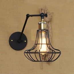 Vägglampor Swing Lights Läsvägglampor Mini Style Rustik Lodge Metal