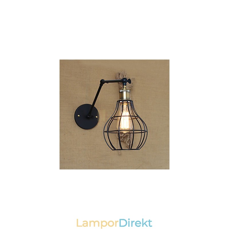 Vägglampor Swing Lights Läsvägglampor Mini Style Rustik Lodge Metal