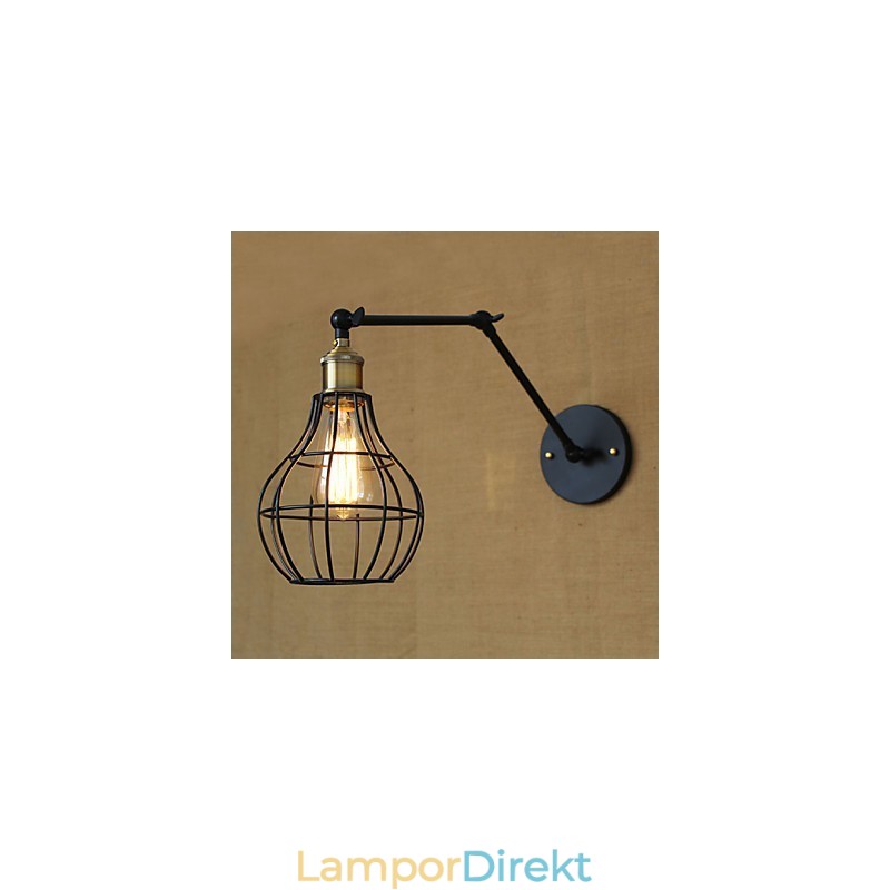Vägglampor Swing Lights Läsvägglampor Mini Style Rustik Lodge Metal