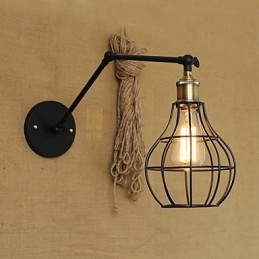 Vägglampor Swing Lights Läsvägglampor Mini Style Rustik Lodge Metal