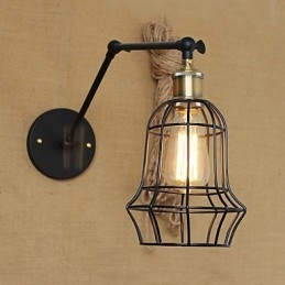 Vägglampor Swing Lights Läsvägglampor Mini Style Rustik Lodge Metal