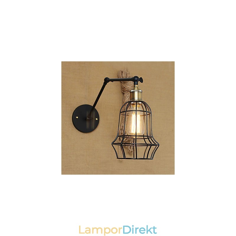 Vägglampor Swing Lights Läsvägglampor Mini Style Rustik Lodge Metal