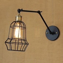 Vägglampor Swing Lights Läsvägglampor Mini Style Rustik Lodge Metal