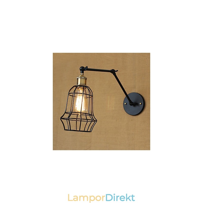Vägglampor Swing Lights Läsvägglampor Mini Style Rustik Lodge Metal