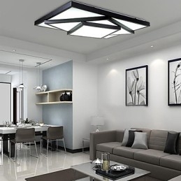 Square Flush Mount Modern Contemporary Taklampa