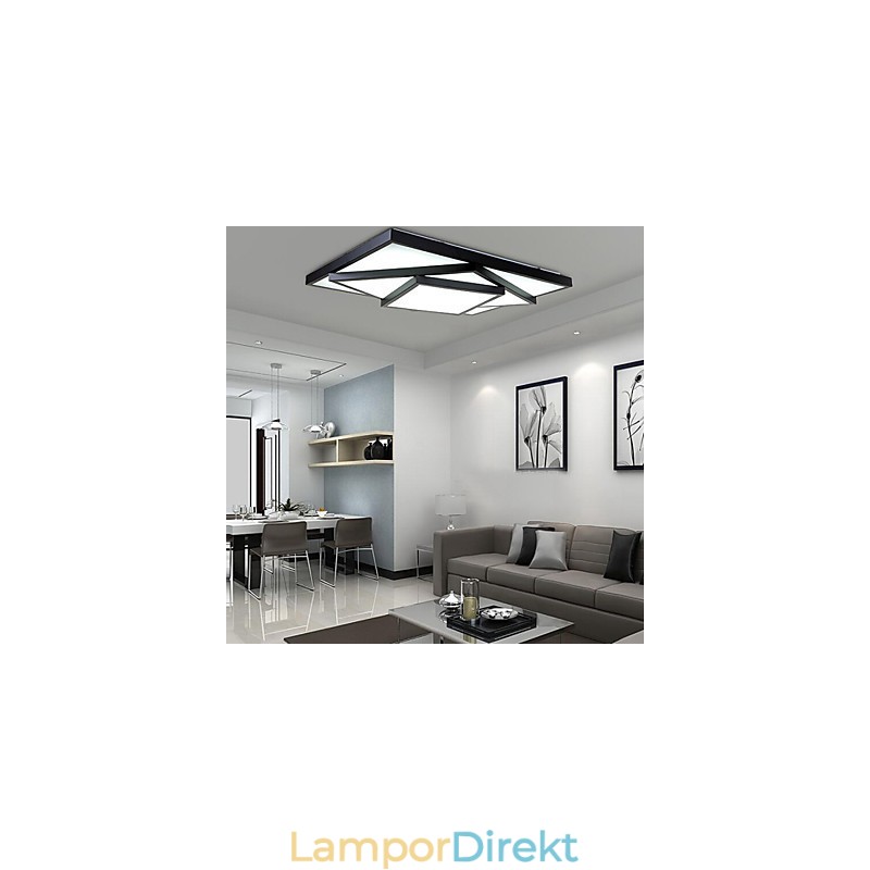 Square Flush Mount Modern Contemporary Taklampa