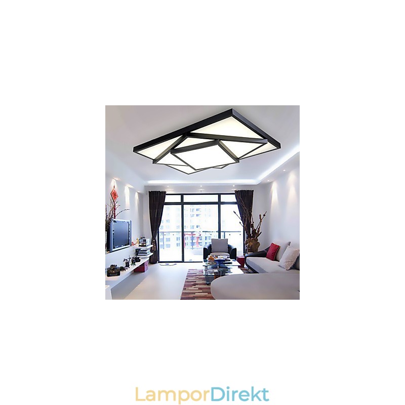 Square Flush Mount Modern Contemporary Taklampa