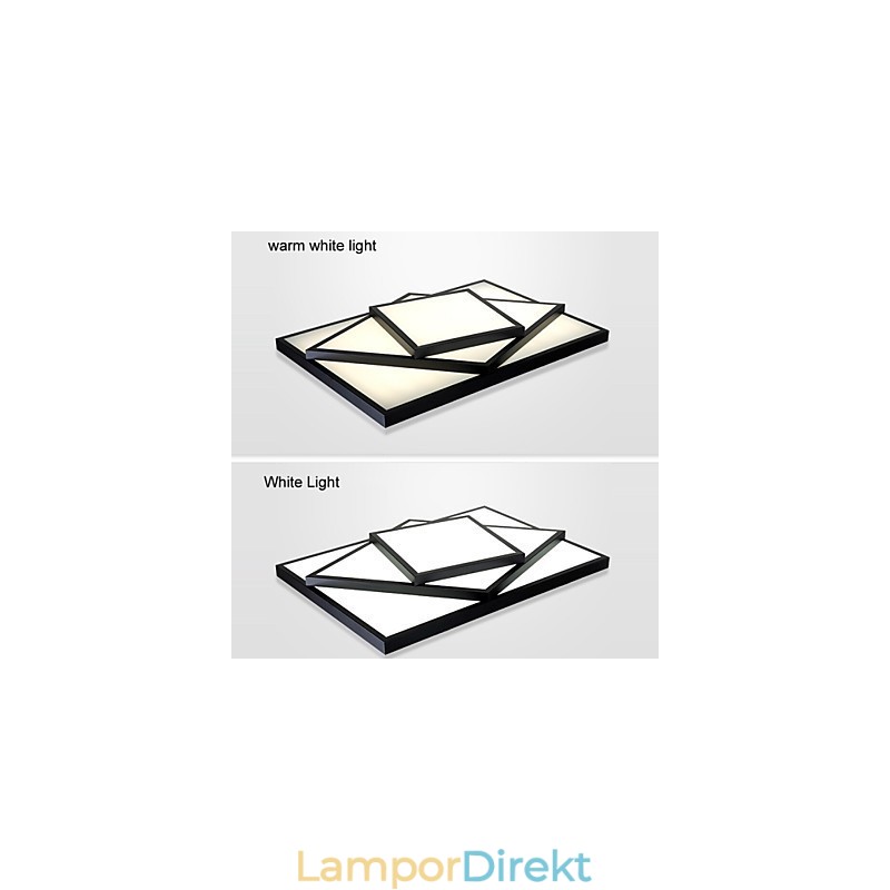 Square Flush Mount Modern Contemporary Taklampa