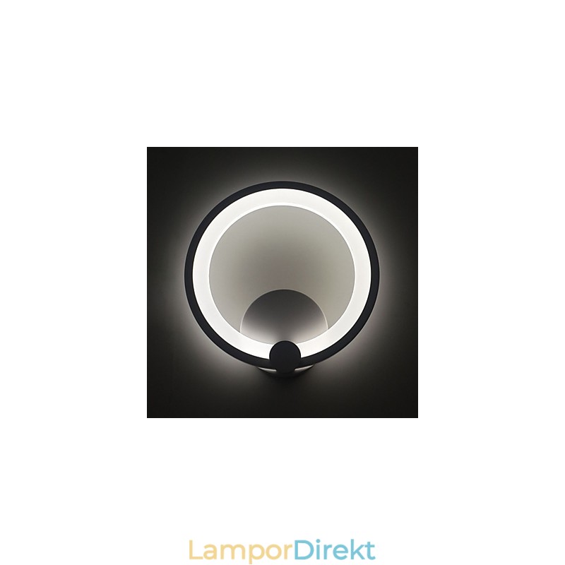 Vägglampetter Modern Dia. 27Cm Ring Contemporary Metal Acrylic 90 240V