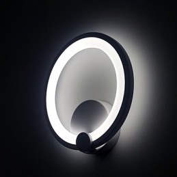 Vägglampetter Modern Dia. 27Cm Ring Contemporary Metal Acrylic 90 240V