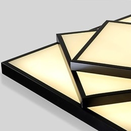 Square Flush Mount Modern Contemporary Taklampa