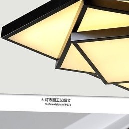 Square Flush Mount Modern Contemporary Taklampa