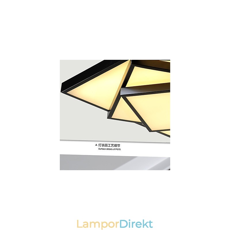 Square Flush Mount Modern Contemporary Taklampa