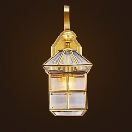 Utomhuslampa Trädgårdslampa Utomhuslampa Hel Kopparlampa B