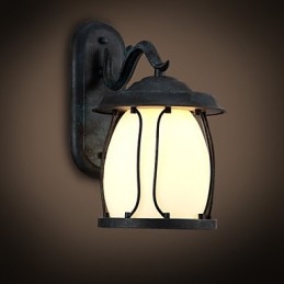 Utanför Europa Typ Återställa Gamla Sätt Är Vattentät Creative American Wall Lamp Lights
